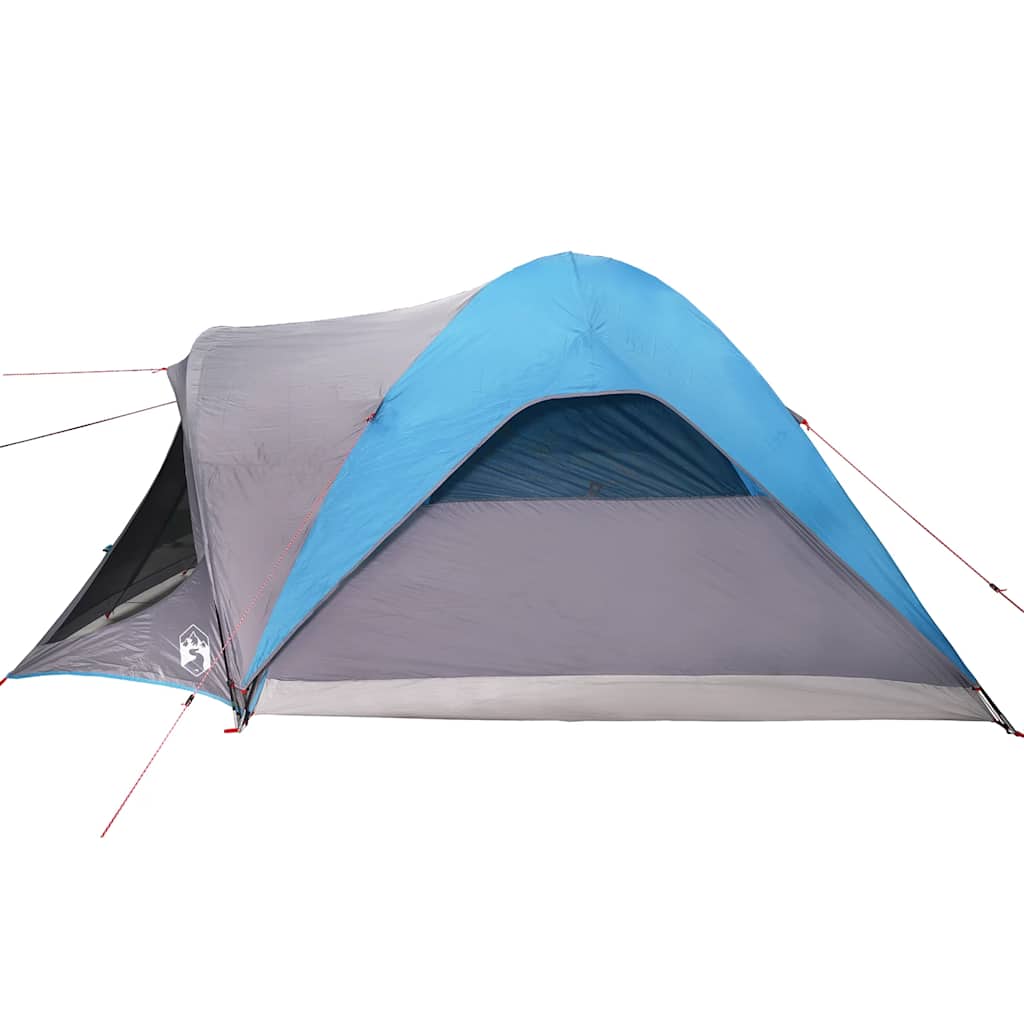 vidaXL Tente tunnel familiale 6 personnes bleue imperméable