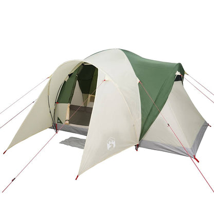 vidaXL Tente dôme familiale 6 personnes verte imperméable