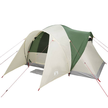 vidaXL Tente dôme familiale 6 personnes verte imperméable