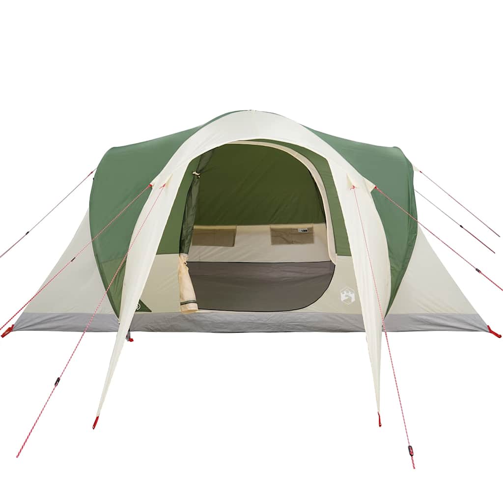vidaXL Tente dôme familiale 6 personnes verte imperméable