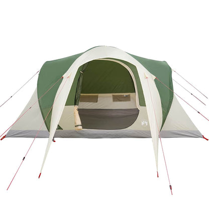 vidaXL Tente dôme familiale 6 personnes verte imperméable
