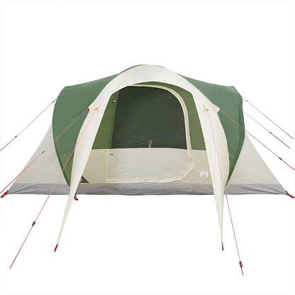 vidaXL Tente dôme familiale 6 personnes verte imperméable