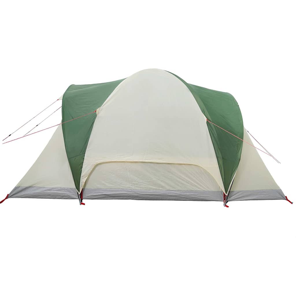 vidaXL Tente dôme familiale 6 personnes verte imperméable
