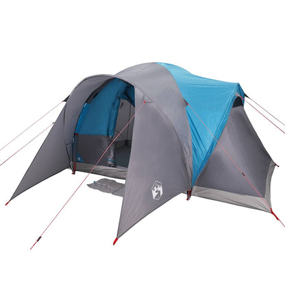 vidaXL Tente dôme familiale 6 personnes bleue imperméable