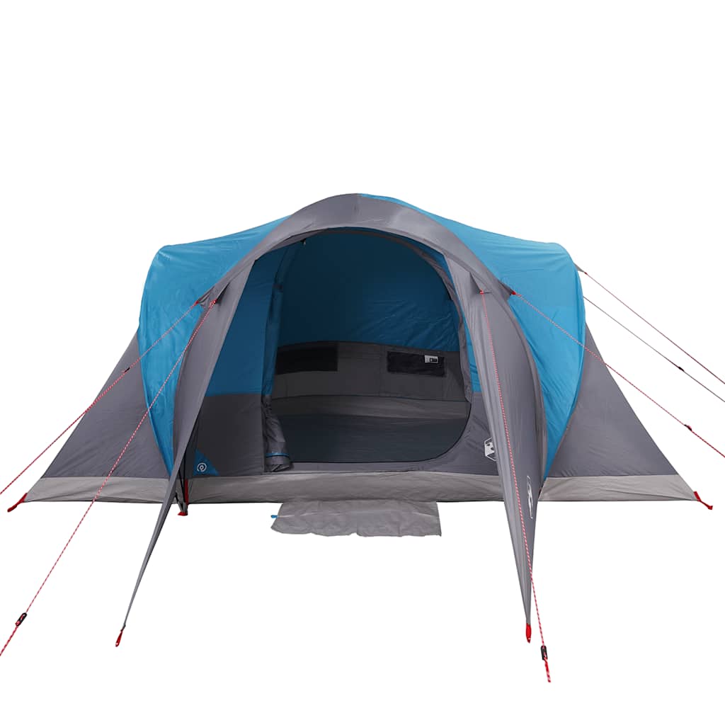 vidaXL Tente dôme familiale 6 personnes bleue imperméable