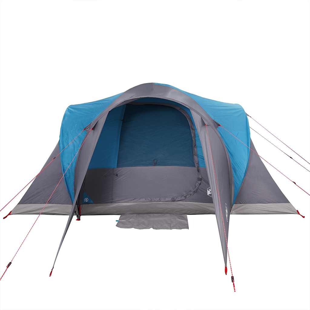 vidaXL Tente dôme familiale 6 personnes bleue imperméable