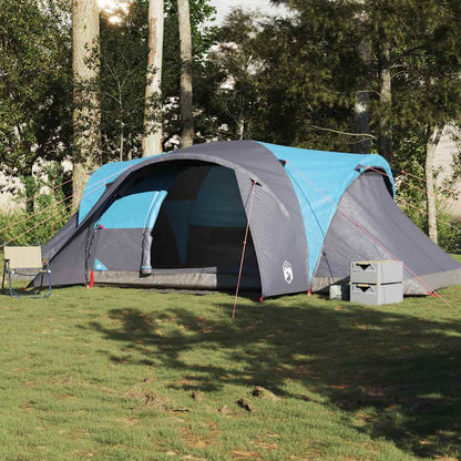 vidaXL Tente dôme familiale 6 personnes bleue imperméable