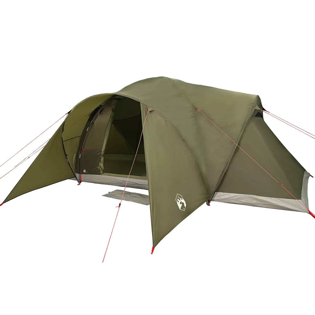 vidaXL Tente dôme familiale 6 personnes Vert olive Imperméable