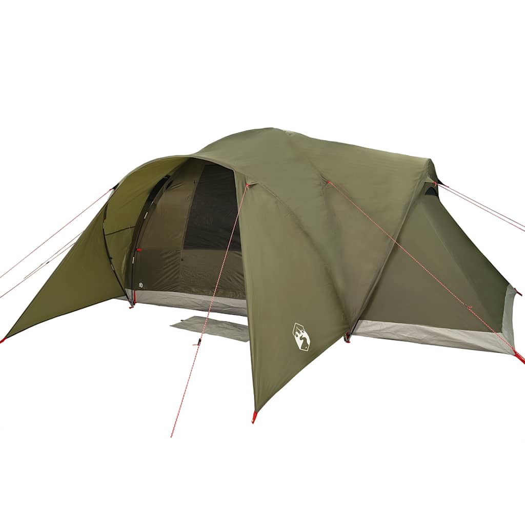 vidaXL Tente dôme familiale 6 personnes Vert olive Imperméable