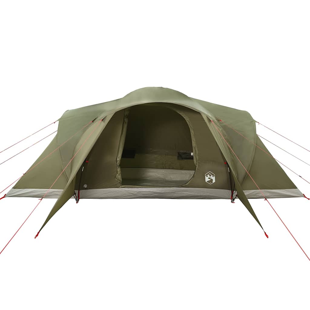 vidaXL Tente dôme familiale 6 personnes Vert olive Imperméable