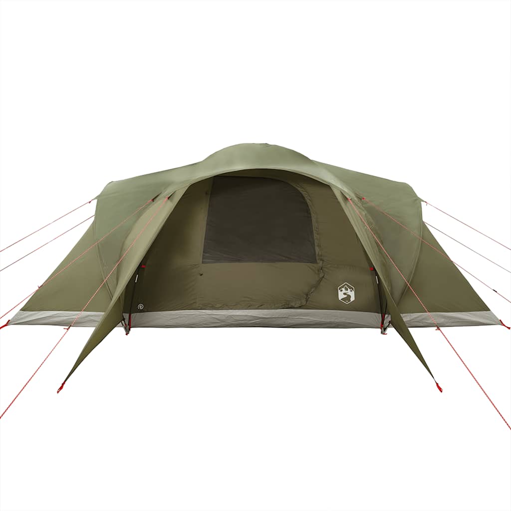 vidaXL Tente dôme familiale 6 personnes Vert olive Imperméable
