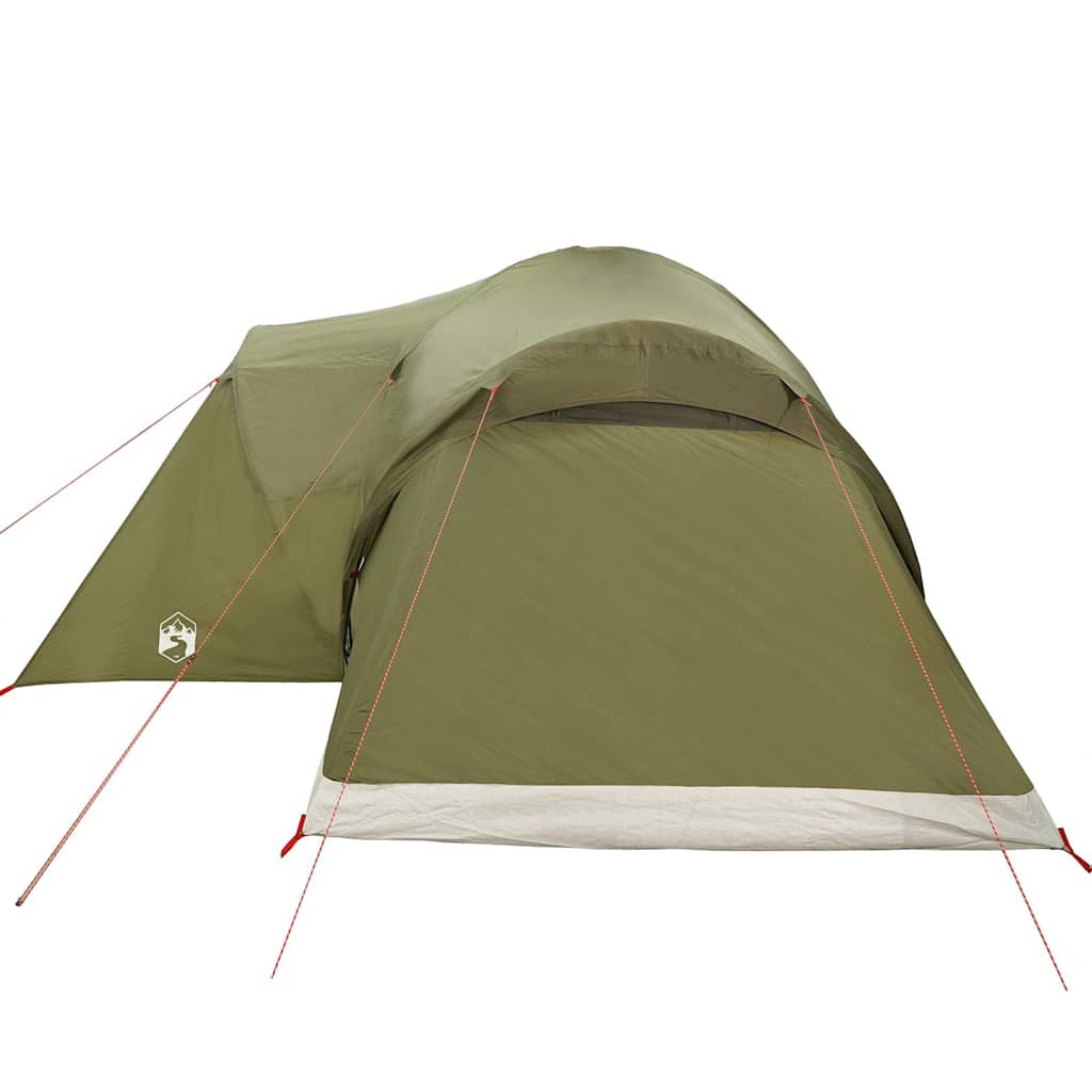 vidaXL Tente dôme familiale 6 personnes Vert olive Imperméable