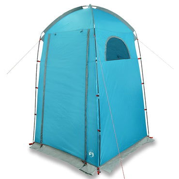 vidaXL Duschzelt Blau Wasserfest