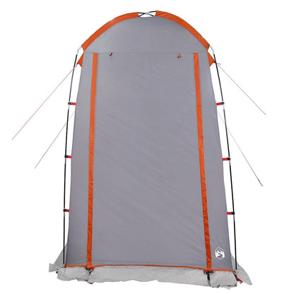 vidaXL Tente de douche gris et orange étanche