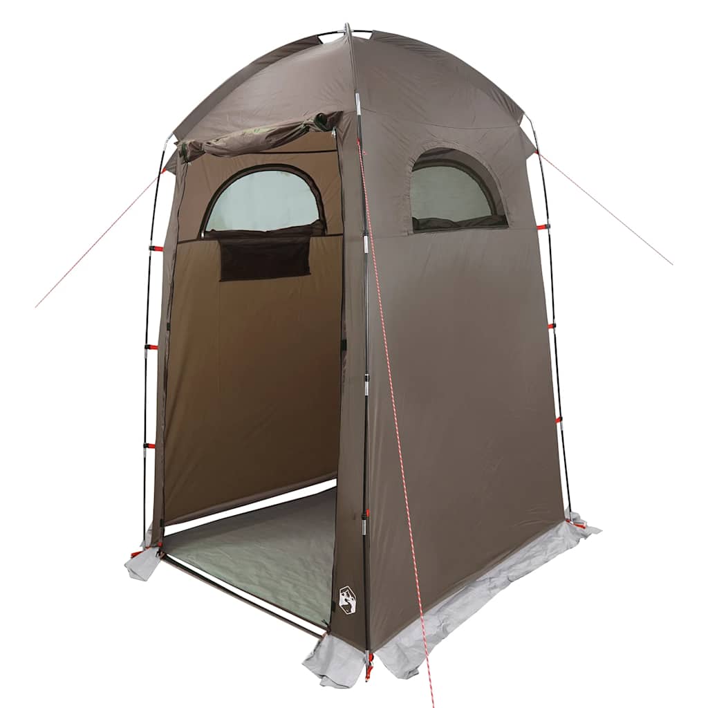 vidaXL Tente de douche marron étanche