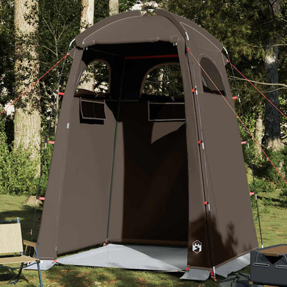 vidaXL Tente de douche marron étanche