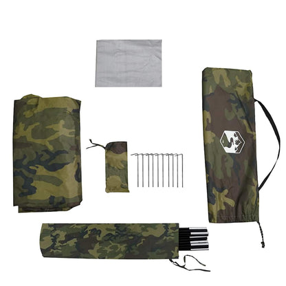 vidaXL Duschzelt Camouflage Wasserfest
