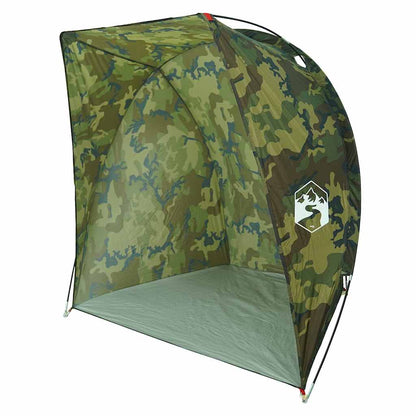 vidaXL Abri de pêche Camouflage Étanche