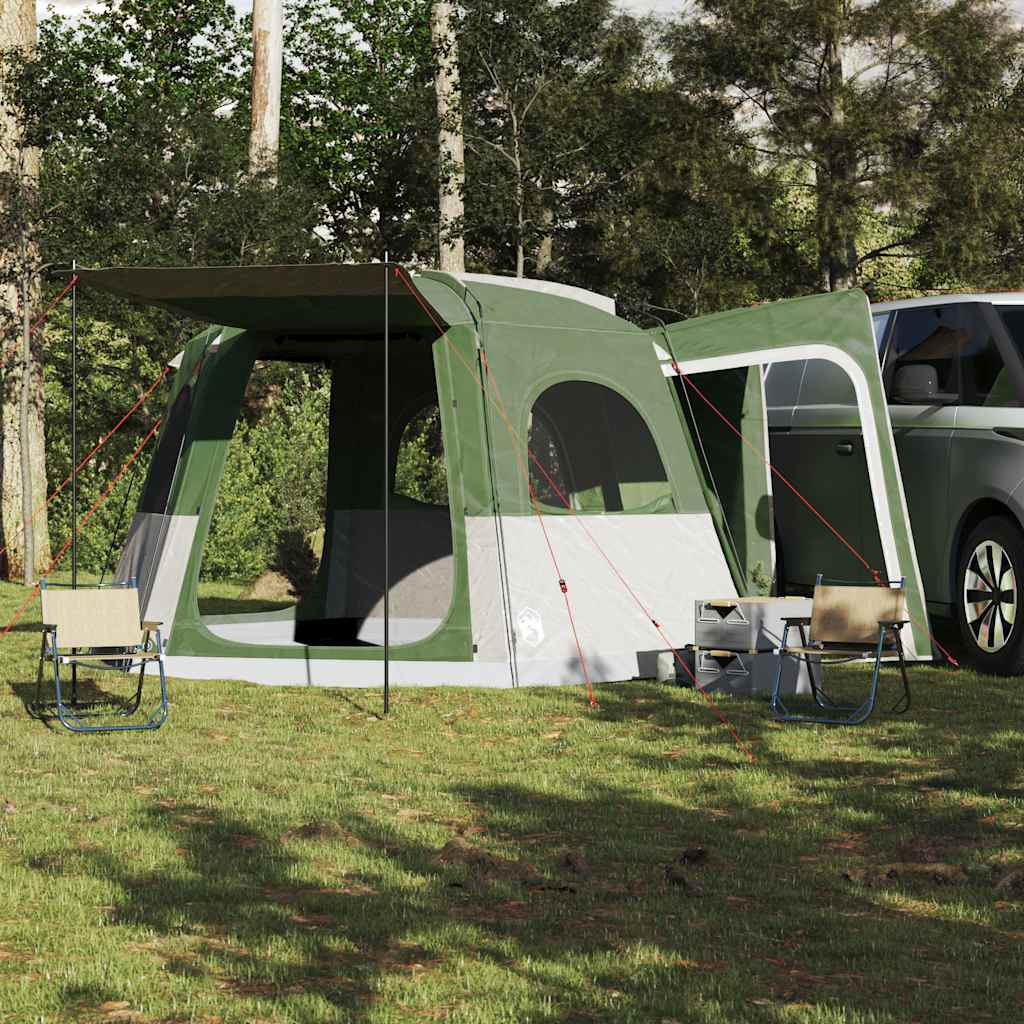 vidaXL Autozelt 4 Personen Grün Wasserfest