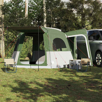 vidaXL Autozelt 4 Personen Grün Wasserfest