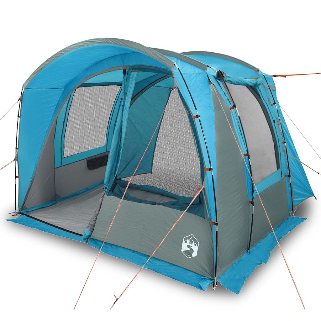 vidaXL Autozelt 4 Personen Blau Wasserfest