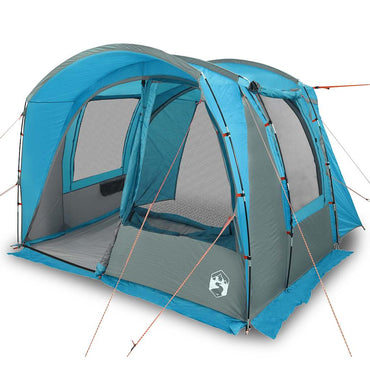 vidaXL Autozelt 4 Personen Blau Wasserfest