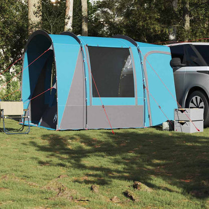 vidaXL Autozelt 4 Personen Blau Wasserfest