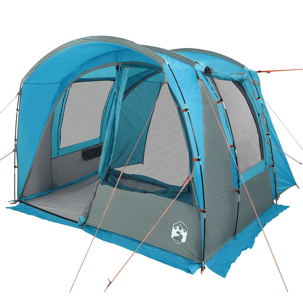 vidaXL Autozelt 4 Personen Blau Wasserfest