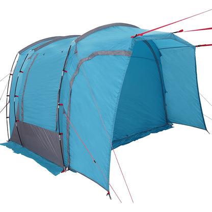 vidaXL Autozelt 4 Personen Blau Wasserfest