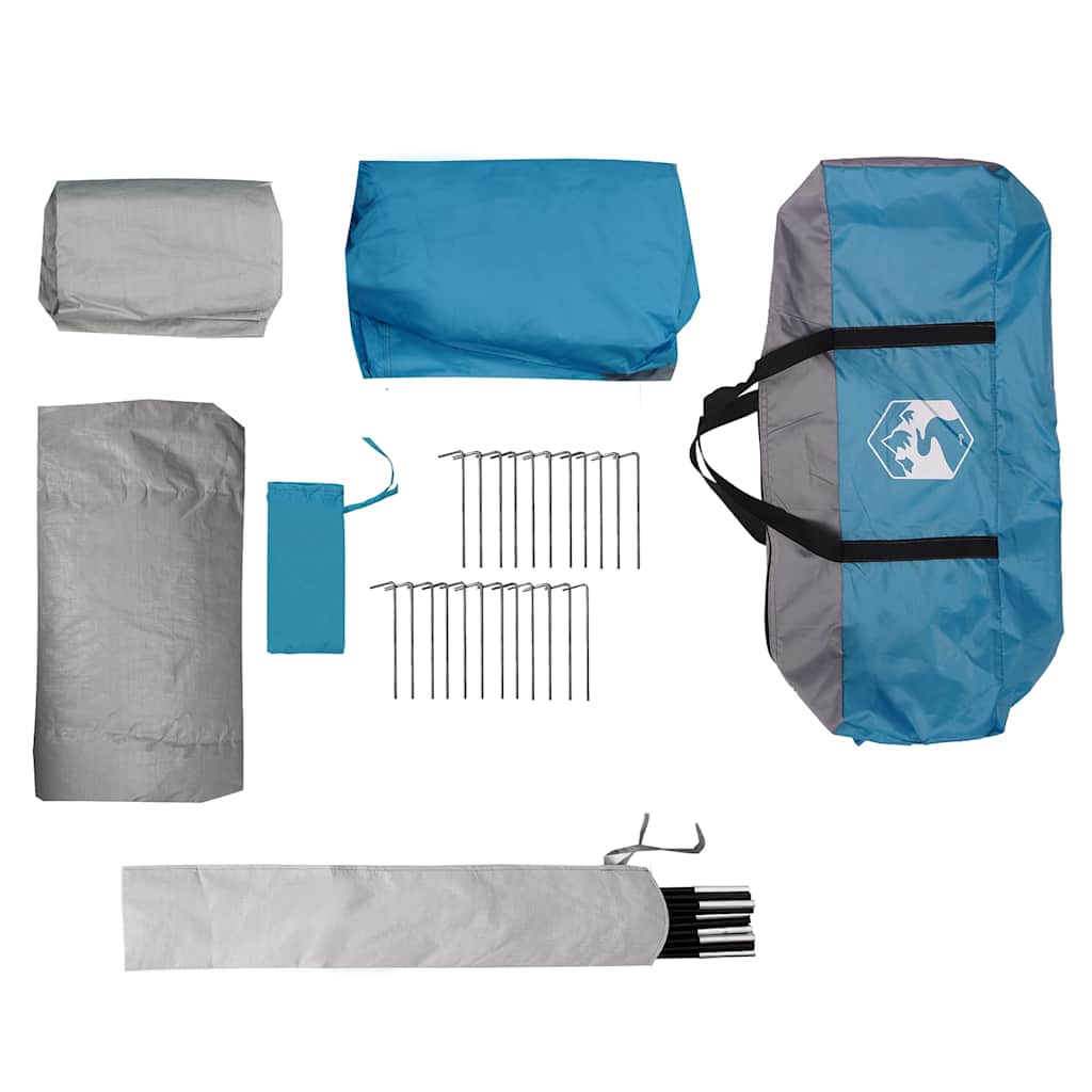vidaXL Autozelt Blau Wasserdicht