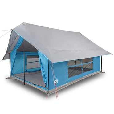 vidaXL Tente de camping 5 personnes bleu imperméable