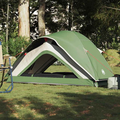vidaXL Tente de camping 1 personne verte étanche