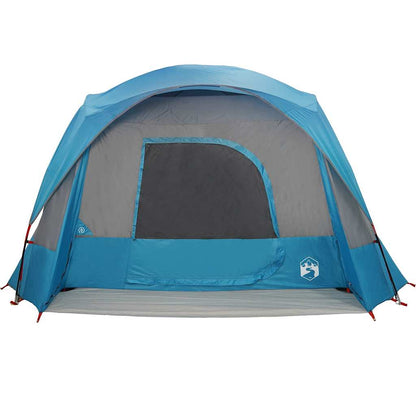 vidaXL Tente familiale pour 6 personnes bleu étanche