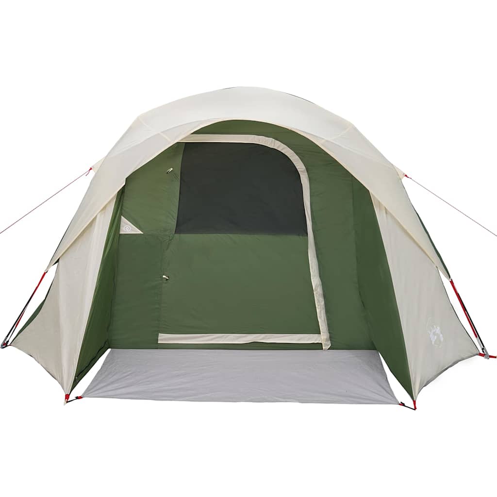 vidaXL Campingzelt 4 Personen Grün Wasserdicht