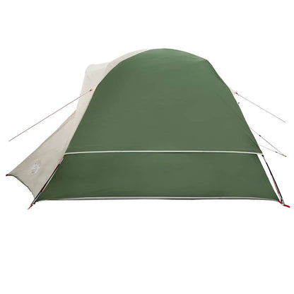 vidaXL Campingzelt 4 Personen Grün Wasserdicht