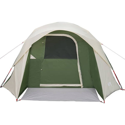 Tente familiale vidaXL 6 personnes verte imperméable