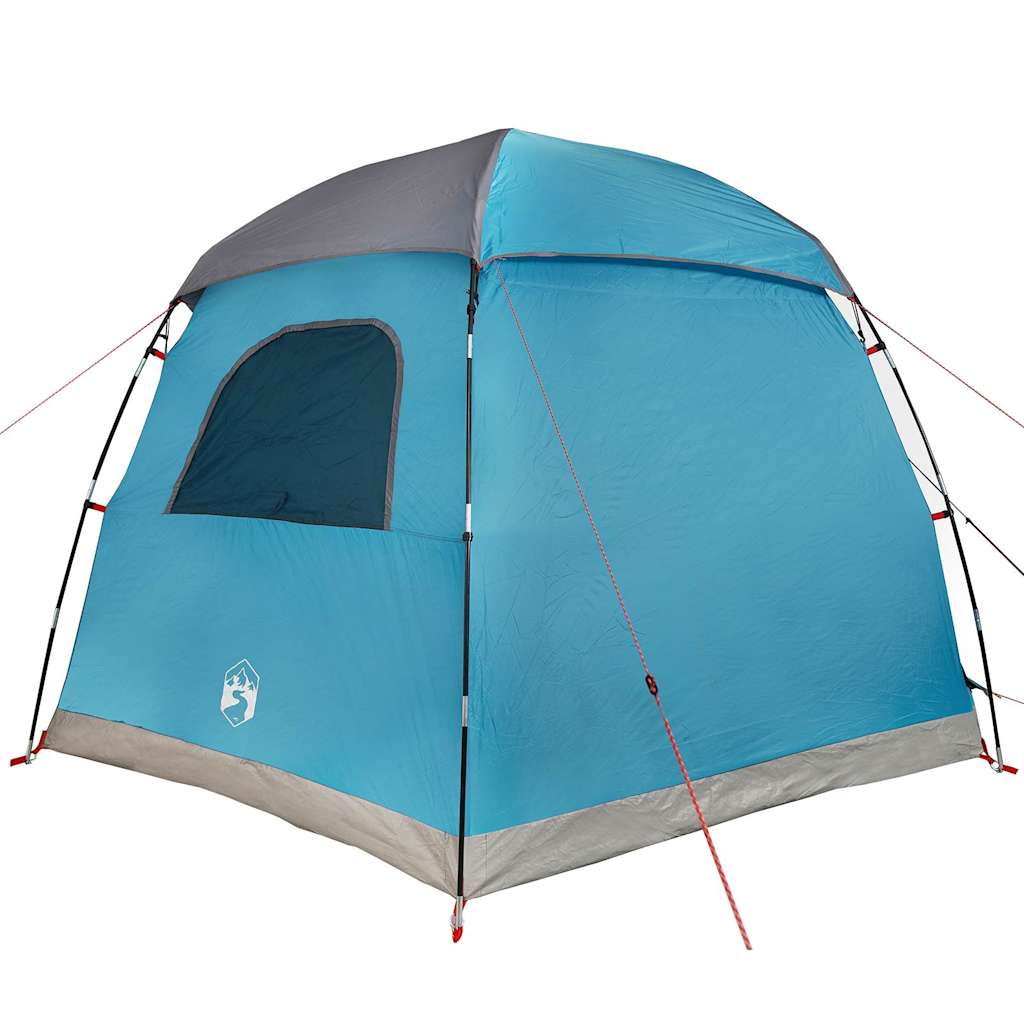 vidaXL Tente familiale igloo pour 6 personnes bleue imperméable