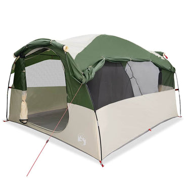 vidaXL Tente tunnel familiale 6 personnes Vert Imperméable