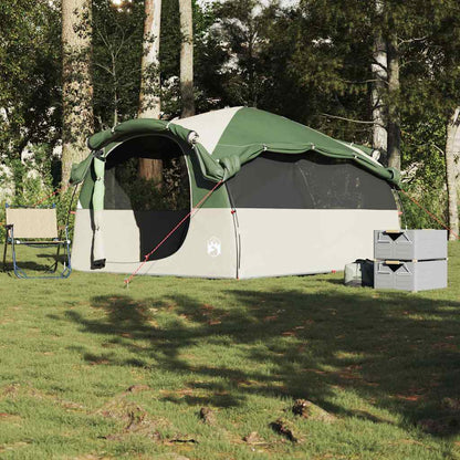 vidaXL Tente tunnel familiale 6 personnes Vert Imperméable