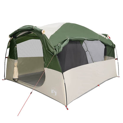 vidaXL Tente tunnel familiale 6 personnes Vert Imperméable