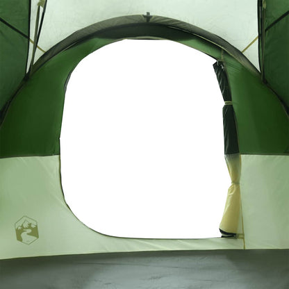 vidaXL Tente tunnel familiale 6 personnes Vert Imperméable
