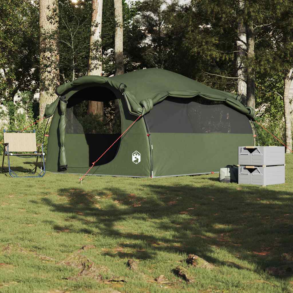vidaXL Tente tunnel familiale 6 personnes Vert olive Imperméable