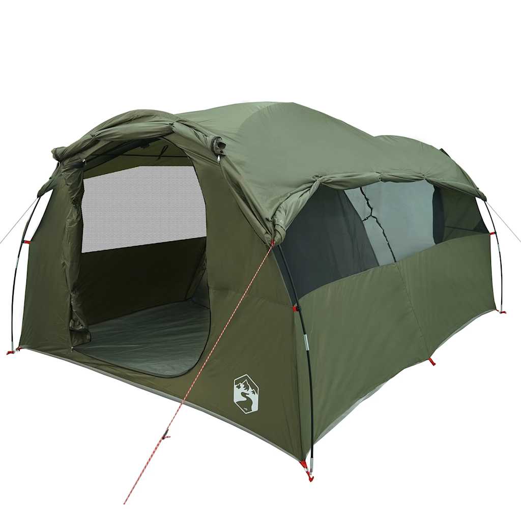 vidaXL Tente tunnel familiale 6 personnes Vert olive Imperméable