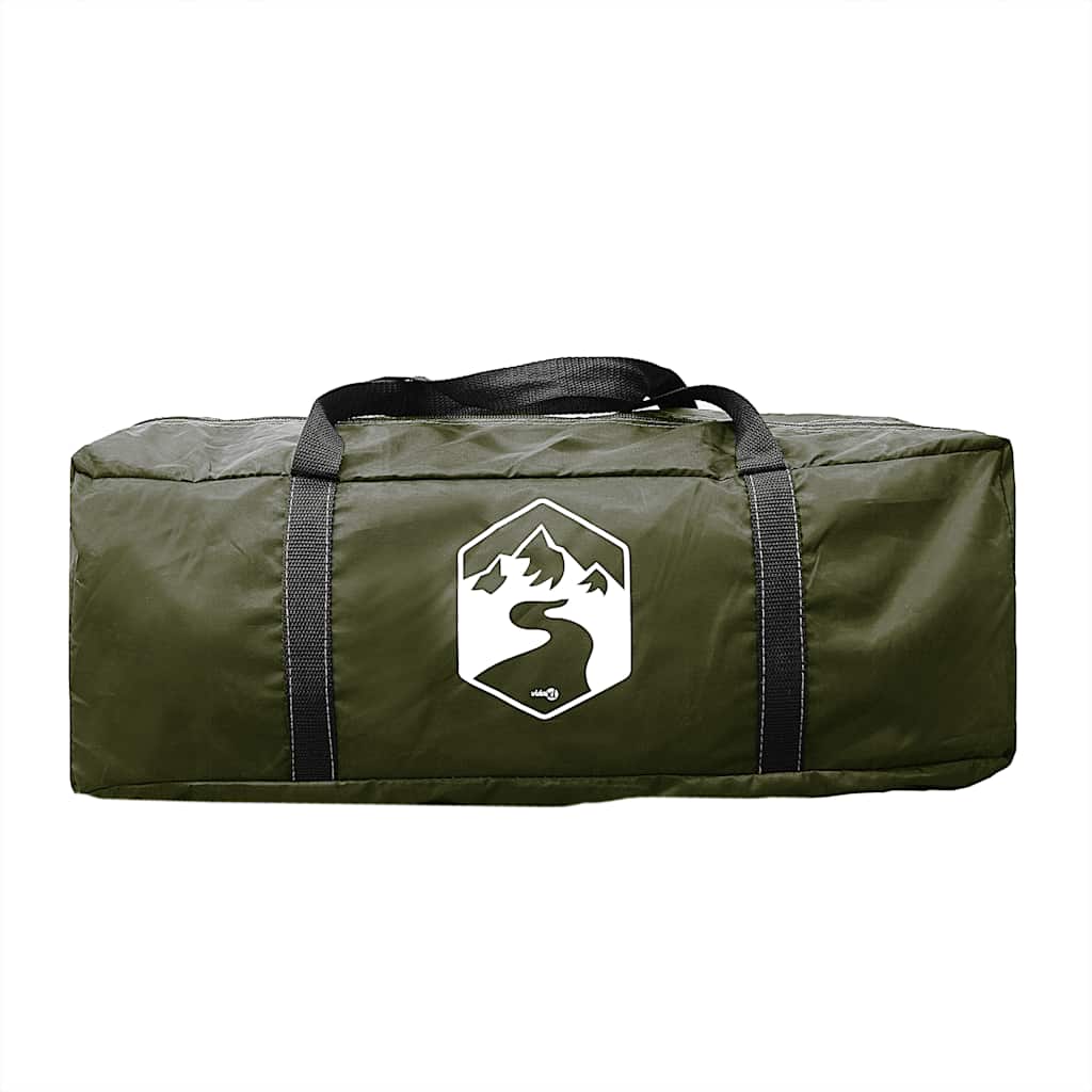 vidaXL Tente tunnel familiale 6 personnes Vert olive Imperméable