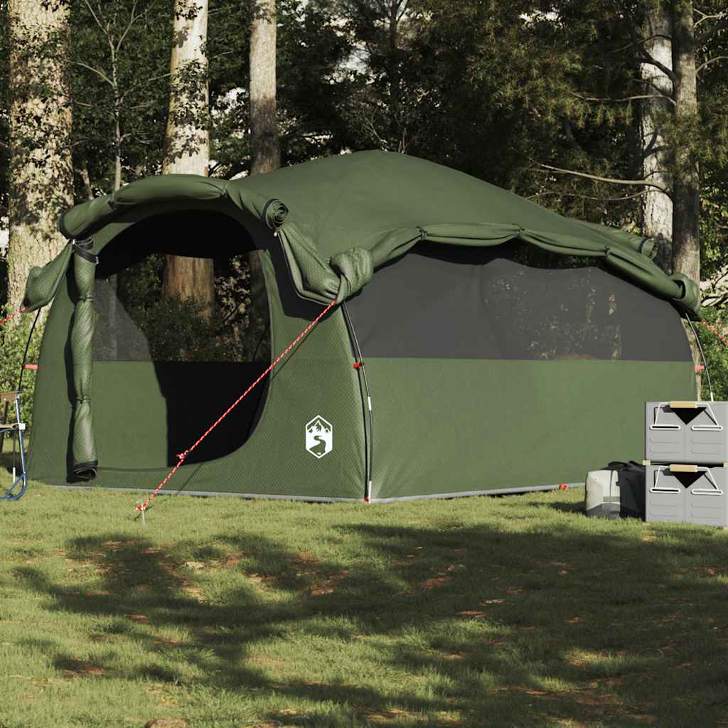 vidaXL Tente tunnel familiale 6 personnes Vert olive Imperméable