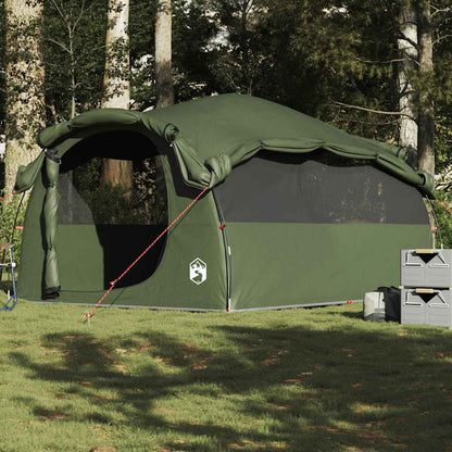 vidaXL Tente tunnel familiale 6 personnes Vert olive Imperméable