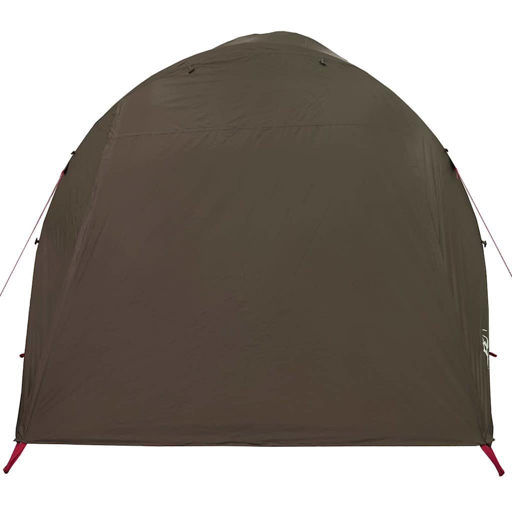 vidaXL Tente tunnel familiale 6 personnes marron imperméable