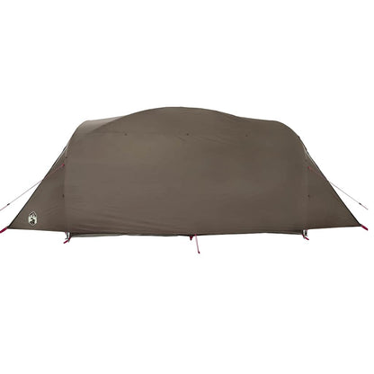 vidaXL Tente tunnel familiale 6 personnes marron imperméable