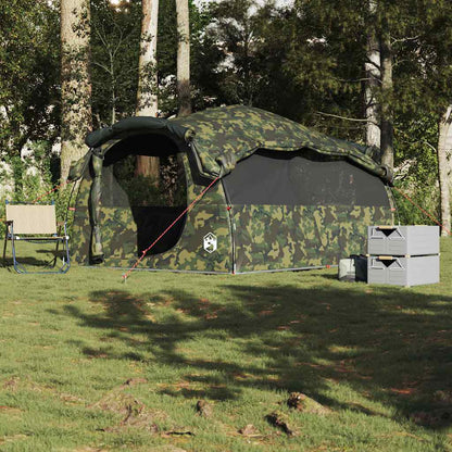 Tente tunnel familiale vidaXL 6 personnes camouflage imperméable
