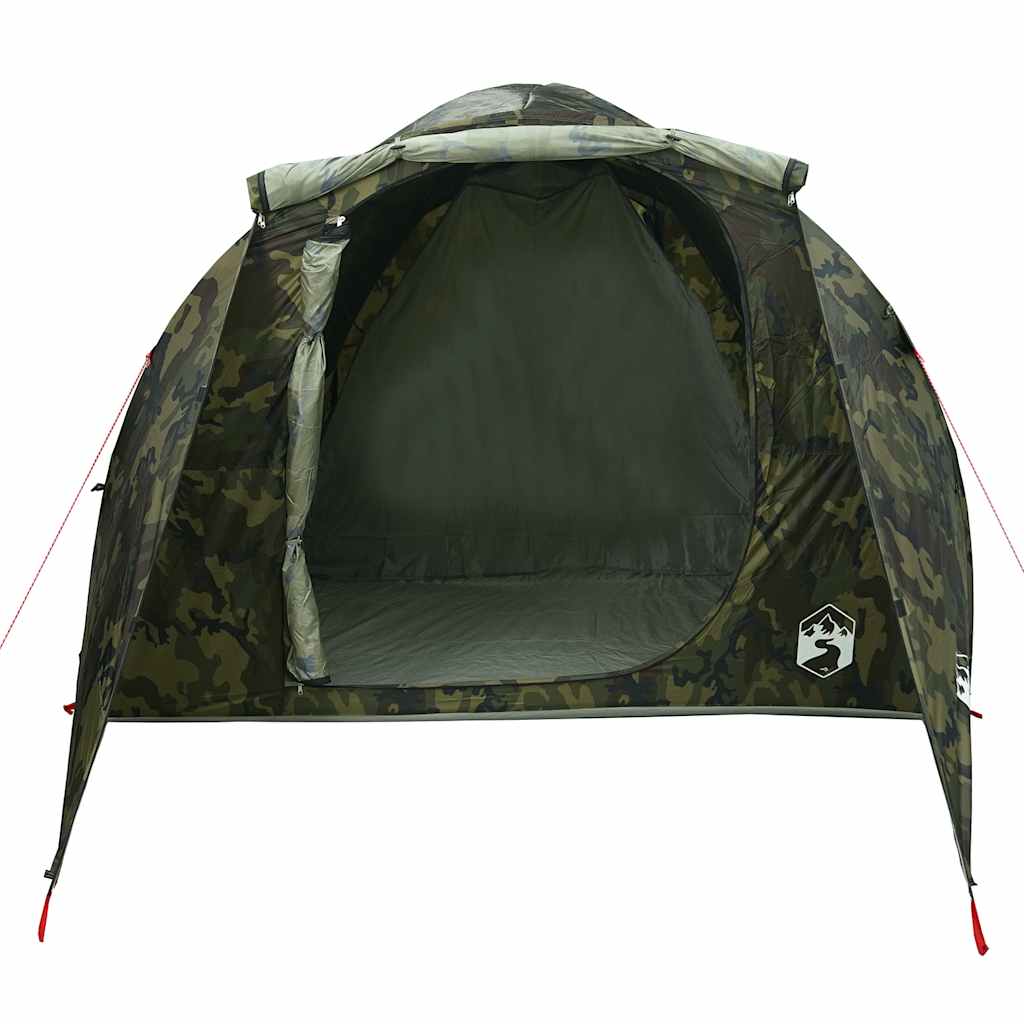 Tente tunnel familiale vidaXL 6 personnes camouflage imperméable